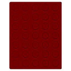 Lindner 2704E Bandeja 31 mm para monedas con 35 hoyos redondos