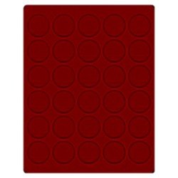 Lindner 2706E Bandeja 39 mm para monedas con 30 hoyos redondos