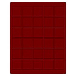 Lindner 2715E Bandeja 38 mm para monedas con 30 huecos para monedas/cápsulas Lindner 2715E Bandeja 38 mm para monedas con 30 huecos para monedas/cápsulas