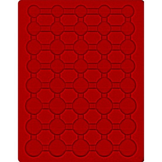 Lindner 2556E Bandeja para series de monedas euro de curso