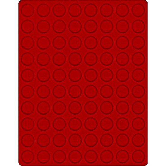 Lindner 2108E Bandeja 23,5 mm para monedas con 80 hoyos redondos
