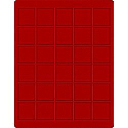 Lindner 2115E Bandeja 38 mm para monedas con 30 huecos para monedas/cápsulas 