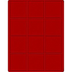 Lindner 2112E Bandeja 66 mm para monedas con 12 huecos cuadrados