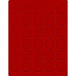 Lindner 2106E Bandeja 39 mm para monedas con 30 hoyos redondos Lindner 2106E Bandeja 39 mm para monedas con 30 hoyos redondos