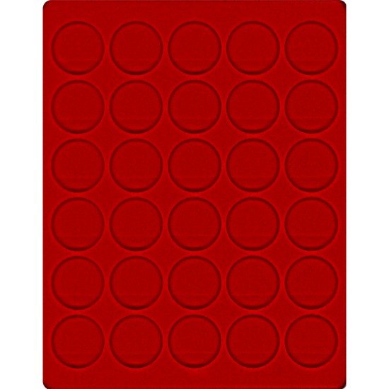 Lindner 2106E Bandeja 39 mm para monedas con 30 hoyos redondos