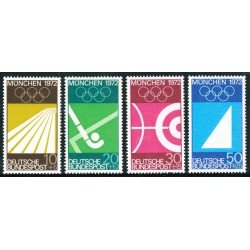 Alemania Federal Germany 450/53 1969 Preludio JJOO de Munich Lujo Alemania Federal Germany 450/53 1969 Preludio JJOO de Munich Lujo
