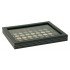 Lindner 2367-2154CE Estuche para monedas NERA M PLUS con plantilla para monedas en color negro con 54 hoyos redondos para monedas con un diámetro de 25,75 mm
