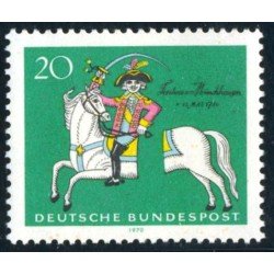 MI2 Alemania Federal Germany Nº 485 1970 250º Aniv. del nacim. del Barón Hieronymus Lujo MI2 Alemania Federal Germany Nº 485 1970 250º Aniv. del nacim. del Barón Hieronymus Lujo