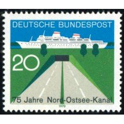 BA2/S Alemania Federal Germany Nº 493 1970 75º Aniv. del canal del Báltico Lujo BA2/S Alemania Federal Germany Nº 493 1970 75º Aniv. del canal del Báltico Lujo