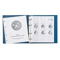 Lindner 1117M2-B Álbum pre-impreso para monedas conmemorativas de 10 euros. Tomo 2: 2010-2015 Lindner 1117M2-B Álbum pre-impreso para monedas conmemorativas de 10 euros. Tomo 2: 2010-2015