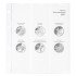Lindner 1108D11 Hoja pre-impresa karat para monedas conmemorativas de 10 euros 2011 Alemania 