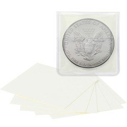 Lindner 2051-802005 Fundas transparentes para monedas de plástico PVC incl. hojas descriptivas Lindner 2051-802005 Fundas transparentes para monedas de plástico PVC incl. hojas descriptivas