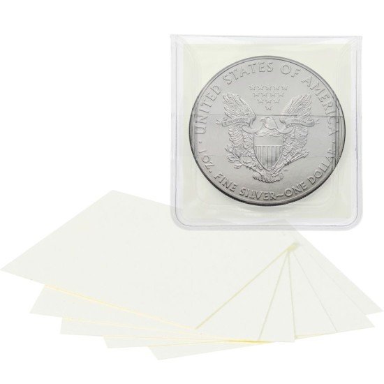 Lindner 2051-802005 Fundas transparentes para monedas de plástico PVC incl. hojas descriptivas Lindner 2051-802005 Fundas transparentes para monedas de plástico PVC incl. hojas descriptivas