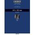 Lindner HA1245185 protectores 245 x 185 mm negros paquete de 6 
