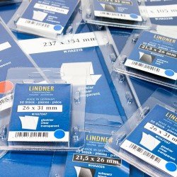 Lindner HA1302 paquetes protectores hawid para bloques especiales. 25 años BRD (República Federal de Alemania), color negro. 10 piezas foto estándar Lindner HA1302 paquetes protectores hawid para bloques especiales. 25 años BRD (República Federal de Alemania), color negro. 10 piezas foto estándar