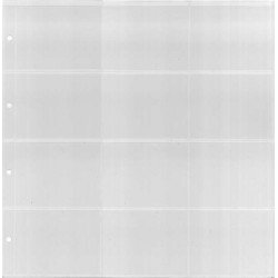 Lindner K-AK112Q Hoja KOBRA para tarjetas postales con 12 bolsillos Lindner K-AK112Q Hoja KOBRA para tarjetas postales con 12 bolsillos
