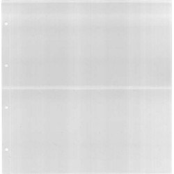 Lindner K-AK12 Hoja KOBRA para tarjetas postales con 2 tiras Lindner K-AK12 Hoja KOBRA para tarjetas postales con 2 tiras