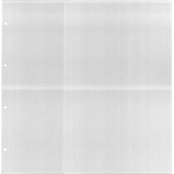 Lindner K-AK16H Hoja KOBRA para tarjetas postales con 6 bolsillos Lindner K-AK16H Hoja KOBRA para tarjetas postales con 6 bolsillos