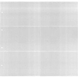 Lindner K-AK26Q Hoja KOBRA para tarjetas postales con 6 bolsillos Lindner K-AK26Q Hoja KOBRA para tarjetas postales con 6 bolsillos