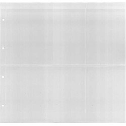 Lindner K-AK26H Hoja KOBRA para tarjetas postales con 6 bolsillos Lindner K-AK26H Hoja KOBRA para tarjetas postales con 6 bolsillos