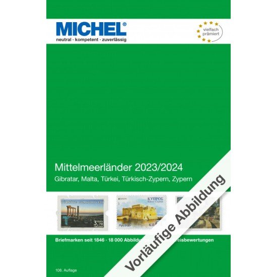 MICHEL Catálogo países mediterráneos 2023/2024 (E 9)