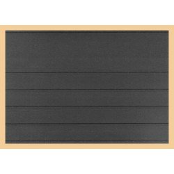 Lindner K-VT5 Tarjetas para clasificar para ser enviadas KOBRA DIN A5 con 5 tiras y hoja de plástico protectora. Paquete de 100 u
