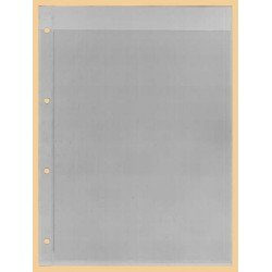Lindner K-E11 Hoja clasificadora KOBRA, transparente, 1 tira por lado 