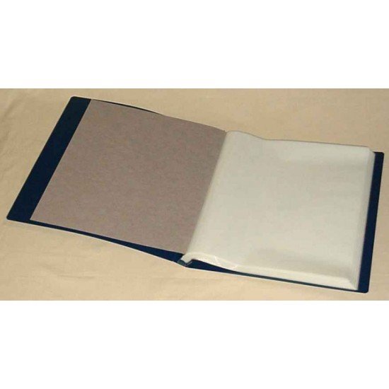 Lindner K-B6 Guardapliego KOBRA con 50 bolsillos dobles para 100 pliegos de hasta 240 x 360 mm, medida del álbum: 330 x 380 mm 
