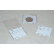 Lindner K-FT2 Bolsillos dobles para monedas KOBRA. 100 piezas Lindner K-FT2 Bolsillos dobles para monedas KOBRA. 100 piezas