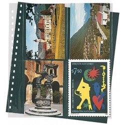 Lindner 829 Funda transparente con 4 bolsillos para tarjetas postales o documentos 114 x 146 mm con hoja negra intercalada Lindner 829 Funda transparente con 4 bolsillos para tarjetas postales o documentos 114 x 146 mm con hoja negra intercalada