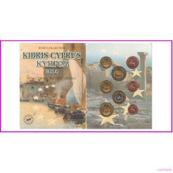 Monedas Euros Chipre Cartera  2004 Pruebas euro €