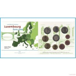 Luxemburgo 2007 Cartera Oficial Monedas € euro Set Arquitectura Barroca 