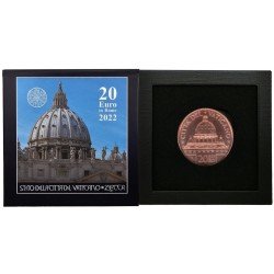 Vaticano 2022 Cartera Oficial Estuche Cartón Moneda 20€ Arte y Fe San Pietro Vaticano 2022 Cartera Oficial Estuche Cartón Moneda 20€ Arte y Fe San Pietro