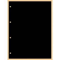 Lindner K-RC Hoja intercalada KOBRA de cartón negro Lindner K-RC Hoja intercalada KOBRA de cartón negro