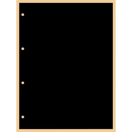 Lindner K-RC Hoja intercalada KOBRA de cartón negro Lindner K-RC Hoja intercalada KOBRA de cartón negro