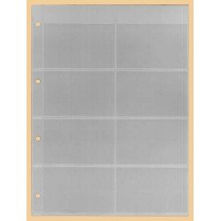 Lindner K-E142 Hoja para tarjetas telefónicas KOBRA para 8 tarjetas, transparente Lindner K-E142 Hoja para tarjetas telefónicas KOBRA para 8 tarjetas, transparente