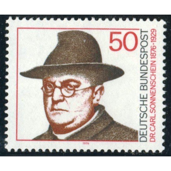 MED/S Alemania Federal Germany Nº 741 1976 Cent. del dr. Carl Sonnenschein Lujo MED/S Alemania Federal Germany Nº 741 1976 Cent. del dr. Carl Sonnenschein Lujo