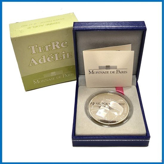 Francia France 2008 Cartera Oficial Monedas Estuche 1 1/2 € euros  Terre Adélie Proof