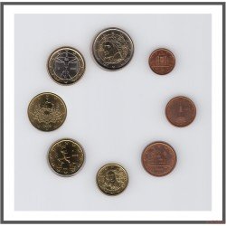 Italia 2009 Emisión monedas Sistema monetario euro € Tira