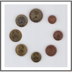 Francia 2011 Emisión monedas Sistema monetario euro € Tira
