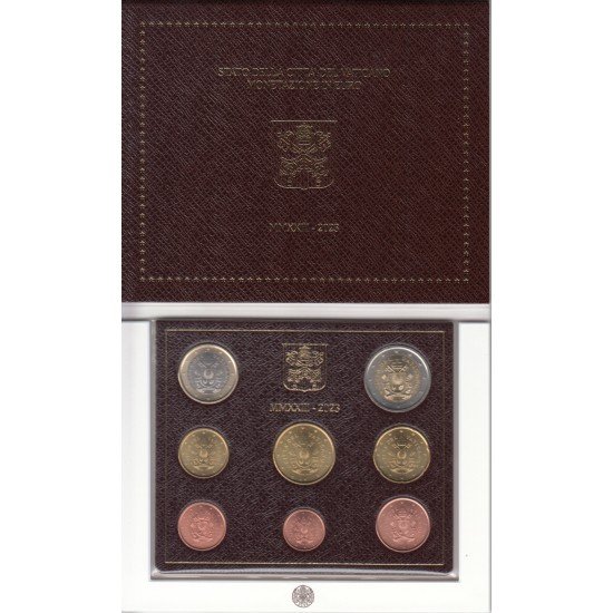 Vaticano 2023 Cartera Oficial Monedas € euros Papa Francisco