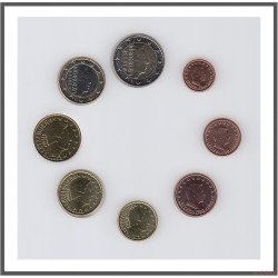 Luxemburgo 2023 Emisión monedas Sistema monetario euro € Tira Luxemburgo 2023 Emisión monedas Sistema monetario euro € Tira