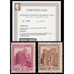 Tánger NE 7/8 1937 sin goma Tánger NE 7/8 1937 sin goma