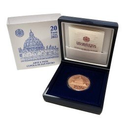 Vaticano 2022 20€ Cúpula de San Pietro