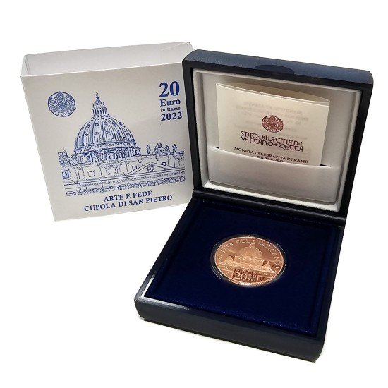 Vaticano 2022 20€ Cúpula de San Pietro Vaticano 2022 20€ Cúpula de San Pietro