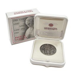 Vaticano 2022 medalla plata Paz en Ucrania