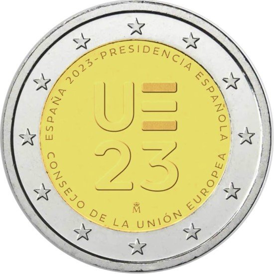 España 2023 2 € euros conmemorativos Presidencia UE España 2023 2 € euros conmemorativos Presidencia UE