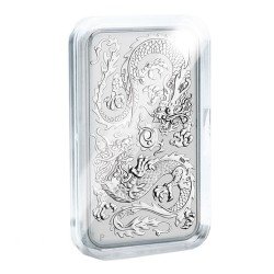 Leuchtturm 368473 Cápsulas ULTRA Perfect Fit para 1 oz. de Silver Dragon Rectangular (47,6x27,6 mm), paq. 10 