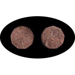 Austria 2016 moneda 5€ euros Concierto de Viena de Año Nuevo