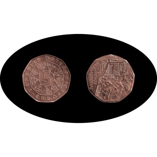 Austria 2016 moneda 5€ euros Concierto de Viena de Año Nuevo